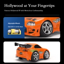 Simba Universal 正品 Jada 25 周年纪念版 1:28 合金车模，Q 版低趴姿态，电影复刻版，丰田 Supra、日产 GT-R、三菱、道奇，正版金属合金汽车玩具，收藏佳品 - 1:28 - 查看 9