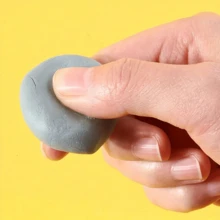 1/2/4/6/10件装可塑性橡胶美术用品，素描可擦软橡胶粘土造型工具 - 長方形 - 查看 2