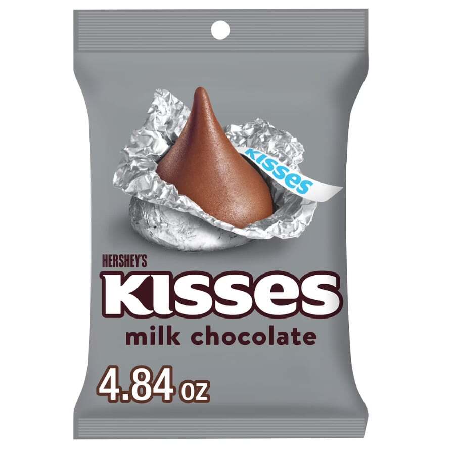 HERSHEY'S KISSES Milk Chocolate Candy Bag, 4.84 Oz - 15g - View 1