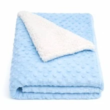 Manta Pipoquinha Azul