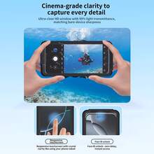 Universal Waterproof Phone Case For 6.9-Inch Screen, Suitable For Swimming, Diving, Hot Spring, Surfing And Rafting. 6.9-Inch Universal Waterproof Diving Phone Case, Outdoor Sports Shockproof Transparent Protective Cover, Perfect Gift For Diving Enthusiasts. - Multicolor - View 5