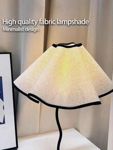1 pièce Lampe de bureau minimaliste alimentée par USB, lampe décorative de style rétro moderne haut de gamme, convient pour la chambre, la table de chevet, le bureau de la pièce - Noir - Voir 3