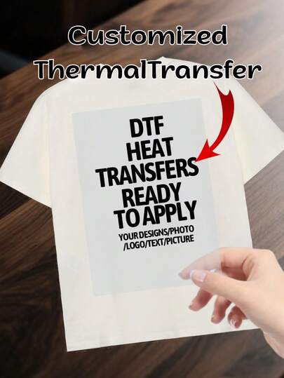 Bộ 1/3/5 miếng decal ủi nhiệt tùy chỉnh, decal chuyển nhiệt theo yêu cầu, cá nhân hóa ảnh/văn bản/hình ảnh của bạn, decal ủi lên áo thun, decal DTF sẵn sàng để ép, decal ủi lên áo thun, áo thun tùy chỉnh, màng chuyển nhiệt DTF, decal logo ngực ủi nhiệt, quà tặng cho phụ nữ/bạn gái/vợ.