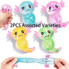 HOOLYUK 2PCS Axolotl Squishy Toy,Party Favors For Kids,Stress Relief Fidgets Toys,Soft And Cute,Holiday Gifts,Fun Cute Gift,Birthday Gifts,Easter Gifts,Kids Toys,Boy Toys,Toys For Girl,Toys For Kids,Goodie Bag Stuffers -Assorted Varieties - Nhiều màu - Xem 6