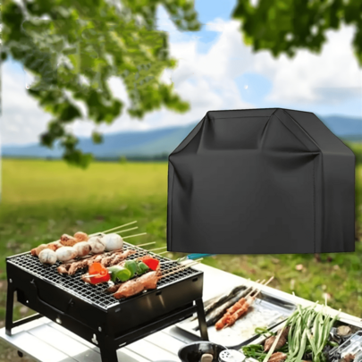 Cubierta impermeable para parrilla de barbacoa, cubierta protectora para estufa de barbacoa para exteriores de uso pesado, cubierta protectora resistente a los rayos UV y al polvo para la lluvia para parrilla de jardín y patio