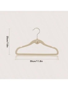 20pcs/10pcs/1pc Non-Slip Velvet Children's Clothes Hangers, Space-Saving Baby/Toddler Wardrobe Organizer Racks - Multicolor 1 - View 7