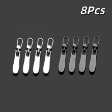 Wavy Detachable Metal Zipper Pulls, Replacement Zipper Heads For Bags, Shoes, Clothes, DIY Sewing Accessories - Multicolor - View 27