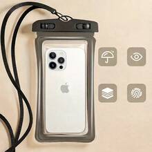 1pc/2pcsTouchscreen Waterproof Phone Bag – Dry Pouch For Beach & Swimming - A - View 9