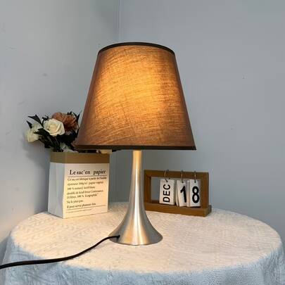 Craft Fabric Lampshade, Suitable For Replacing Lampshades On Table Lamps, American Retro Industrial Style Creative Lampshade, Decorates Living Room, Dining Room, Bedroom, (Bulb Not Included, Lampshade Only)