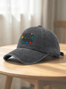 A Retro Washed Hat For Men All-Season Spring Summer Autumn Winter Wearable Adjustable Strap - One Size - View 4