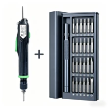 Multifunktionell mini-skruvmejselsats, ergonomiskt halkfritt handtag, universell precisionsreparationssats för elektronik, skruvar för datorunderhåll, julklapp - Skruvmejsel i slumpmässig stil - Visa 1