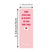 1 Set 500pcs Pink INS Style Creative Sealing Stickers, Personalized Packaging Seal Labels Suitable For Gift Wrapping And Daily Packaging - Multicolor - View 9