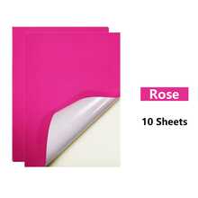 A4 Fluorescent Self-Adhesive Sticker, Laser Printable Stickers, Adhesive Label Paper, Self-Adhesive Poster, Printable, Handwriteable, And Postable - View 10