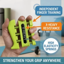 Finger Strength Rehabilitation Trainer Hand Grip Strengthener For Stiff Fingers Flexibility Mobility Exercise Equipment - Green - View 5
