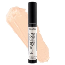 Corretivo Ruby Rose Flawless Alta Cobertura Matte Longa Duração Anti Olheiras Profissional - Nude 01 - Visão 1