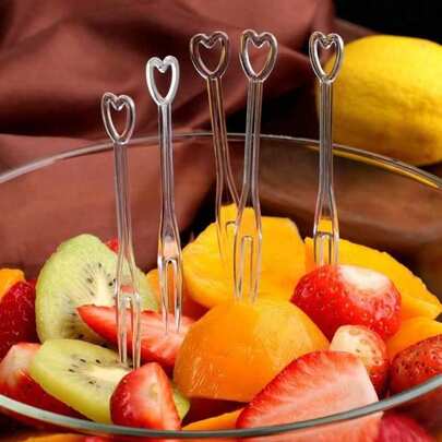 100 piezas de Pinchos de cóctel elegantes, para aperitivos, bufés de frutas, catering de fiestas, tablas de charcutería, decoración, Navidad
