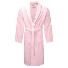 100% Pure Cotton Terry Towelling Dressing Gown - Grey - View 2