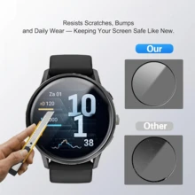Shockproof Watch Screen Protector 3pcs Screen Protector For Venu 4 41mm/45mm Watch 3D Full Coverage Easy Installation Bubble-Free Sensitive Touch High Definition Clear Scratch-Resistant Anti-Fingerprint Smartwatch Protective Film Mother's Day Gift - 3pcs for Venu4-41mm - View 6