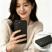 黑色手机壳，兼容 Reno14 F、Reno14 Pro、Reno14、Reno9、Reno13 F、Reno13 Pro 5G、Reno12（全球版）、Reno12 Pro（全球版）、Reno12 F 5G、Reno12 F 4G、Reno11 F 5G、Reno11 Pro（全球版）、F27 Pro。功能包括镜头保护、防震、防刮。有效保护手机后盖和边框免受日常磕碰。采用 TPU 材质，轻薄柔软，触感哑光。 - 黑色 - 查看 3
