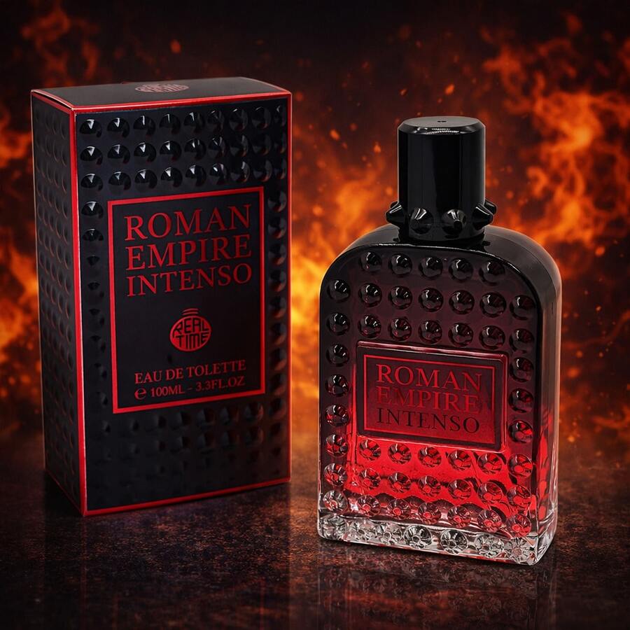 Perfume para Hombre Roman Empire Intenso by Real Time - Eau de Toilette 100 ml | Fragancia Masculina Intensa y Poderosa | Aroma de Larga Duración para el Hombre Moderno. - 100 ml - Ver 1