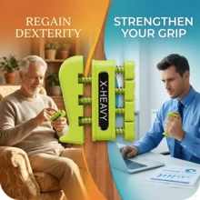 Finger Strength Rehabilitation Trainer Hand Grip Strengthener For Stiff Fingers Flexibility Mobility Exercise Equipment - Green - View 3