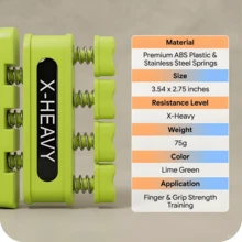 Finger Strength Rehabilitation Trainer Hand Grip Strengthener For Stiff Fingers Flexibility Mobility Exercise Equipment - Green - View 2