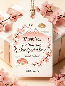 Thẻ quà tặng cá nhân hóa cho đám cưới, tiệc tùng, sự kiện, có thể thêm logo/hình ảnh hoặc văn bản của riêng bạn. - Thẻ đám cưới - Xem 7