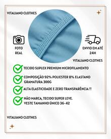 Women's Cropped Top/Blouse In Spandex With Padded Cups, Super Comfortable Neckline, Perfect For Parties, Clubs, Beach, And More. Elegant. - Baby Blue - View 2