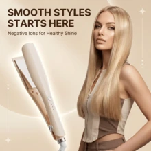 30-Second Quick Heating Curling Iron, 3-Minute Long-Lasting Curls, Professional Curling Wand With LCD Display - EU C Type Plug(220-240V) - View 2