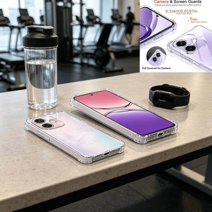Ốp lưng điện thoại trong suốt chống rơi cho Reno14 F, Reno14 Pro, Reno14, Reno9, Reno13 F, Reno13 Pro 5G, Reno12 (Phiên bản toàn cầu), Reno12 Pro (Phiên bản toàn cầu), Reno12 F 5G, Reno12 F 4G, Reno11 F 5G, Reno11 Pro (Phiên bản toàn cầu), F27 Pro. Các tính năng bao gồm bảo vệ ống kính, chống bám vân tay, độ phân giải cao, chống rơi và chống trầy xước. Bảo vệ mặt sau và khung điện thoại khỏi những va chạm hàng ngày. Được làm từ chất liệu TPU nhẹ và dẻo. - Trong sáng - Xem 1