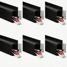1 pezzo Organizer per cavi del computer, Scatola di gestione dei cavi sotto la scrivania, Supporto per cavi, Nero - Nero Piccolo - Visualizzare 11