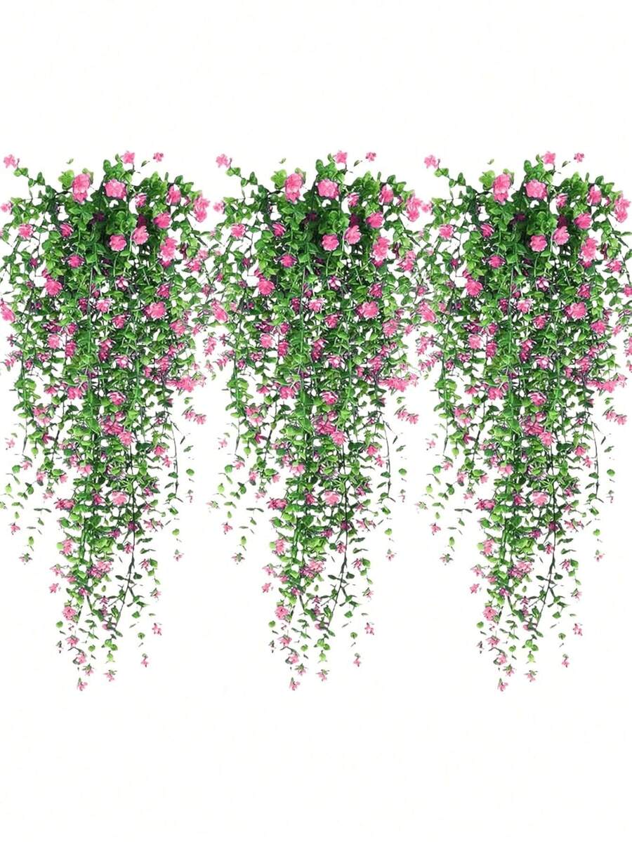 Realistic DIY Decorative Artificial Flowers, UV Resistant. Suitable For Home Hallway, Garden, Yard, Dining Table, Living Room, As Well As Wedding Party And Event Decoration. Artificial Decor - Multicolor - View 1