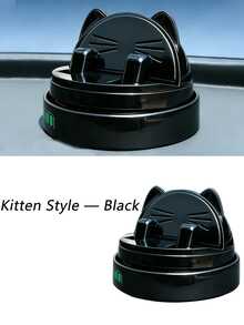 可爱猫咪车载手机支架，带停车号码牌 – 360°旋转仪表盘手机支架，可水洗可重复使用粘性车载手机支架 – 通用防滑手机支架，适用于及所有手机 - A - 查看 9