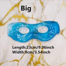 2 mặt nạ gel mắt tái sử dụng hình dễ thương, túi chườm nóng/lạnh, giảm mỏi mắt và quầng thâm, thích hợp cho trường học, du lịch, nhà cửa, mặt nạ ngủ. - Túi chườm đá - Xem 4