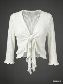 chaqueta magica  Liso    Casual    Tejido similar a la lana    Acaracolado    chaqueta magica   fiesta del té  desalmuerzo  Concierto de música country  Trajes de aeropuerto  regreso a casa  Fiesta de Cumpleaños  Vacaciones  Noche de fiesta  Despedida de soltera  viaje  Diario  Formal y de noche    PRIMAVERA VERANO - Blanco - Ver 1