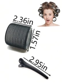 Bộ 12 món máy uốn tóc tự dính, bao gồm 6 máy uốn và 6 kẹp, máy uốn tóc chuyên nghiệp dùng để tự tạo kiểu tóc, sản phẩm và phụ kiện tạo kiểu tóc, phù hợp cho tiệm cắt tóc, thẩm mỹ viện, mùa tựu trường, kỳ nghỉ, phụ kiện tạo kiểu tóc nữ, dụng cụ tạo kiểu tóc, máy uốn tóc, phụ kiện, dụng cụ uốn tóc, Giáng sinh, không cần nhiệt để uốn. - A - Xem 15