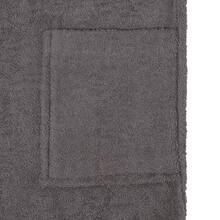 100% Pure Cotton Terry Towelling Dressing Gown - Charcoal - View 6