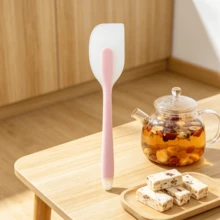 2/4pcs Set Multifunctional Heat-Resistant Silicone Spatula, Cake Icing Scraper And Baking Scraper, Baking Tools, 3 Colors - Multicolor - View 7