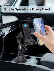 Giá đỡ cốc ô tô 2 trong 1 kiêm giá đỡ điện thoại điều chỉnh được, phụ kiện ô tô đa chức năng, tiện lợi cho việc định vị và di chuyển - Thích hợp cho nhân viên văn phòng và lái xe đường dài. - Đa năng - Xem 2