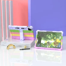 适用于 XM Pad 7/ Pad 7 Pro [2024 新款] 11.25 英寸（约 28.4 厘米）平板电脑的保护套，可调节支架，柔软硅胶材质，XM Pad 7 硅胶保护套，适用于 XM Pad 8 保护套 11.2 英寸/或 Pad 10.61 英寸/适用于 M10 10.6 英寸/XM Pad 1/2/3 7.9 英寸/XM Pad 5 Pro 1 Honor Pad X8a/X8b 11 英寸/1.0 英寸/ - 淡紫色 - 查看 5