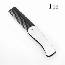 Personalized Men's Metal Folding Comb, Customizable Name/Text/Logo, Personalized Metal Hair Comb, Personalized Engraved Beard Comb, Suitable For Father's Day, Valentine's Day, Christmas, Birthday Party, Family Gathering, Barbershop, Groomsman Gift, Best Personalized Gift Choice For Father - Silver - View 11