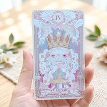 78pcs Tarot Card Set With Guidebook, Cute Pink Card Deck Combination, Holiday Gift, Fortune Telling Toy - Baby Pink - View 5