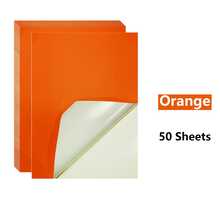 A4 Fluorescent Self-Adhesive Sticker, Laser Printable Stickers, Adhesive Label Paper, Self-Adhesive Poster, Printable, Handwriteable, And Postable - View 14