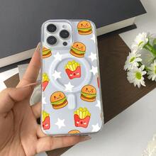 高透明アクリル製ソフトフォンケース、傷に強く、黄ばみ防止、レンズを完全に保護、Apple モデルと互換性あり、エッジを完全にカバーして指紋防止、シンプルで多用途なデザイン。 ハンバーガーフライドポテトケース  11  17e 手机壳  17e 手机壳 家族、恋人、友人、そして子供たちへのプレゼントに最適です。  15 Pro/16 Pro/17e/17/S23 Ultra/S24/S25 Ultra/11 Pro/S25 Edge/12 Pro/17 Pro/14 Plus/16 Pro Max/13/S23/11 Pro Max/S22/16 Plus/15 Pro Max/S22 Ultra/S24 FE/S22 Plus/16e/14 Pro Max/14 Pro/S25/15 Plus/Apple  Air/14/17 Pro Max/12/15/S23 FE/ 13 pro/S24 Ultra/16/12 Pro Max/13 Pro Max - クリア - チェックする 10