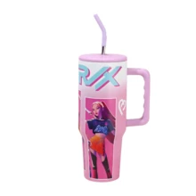 Hasbro Bình nước cỡ lớn chống rơi vỡ dành cho nữ, có ống hút, kiểu dáng cực kỳ bắt mắt. - A - Xem 10