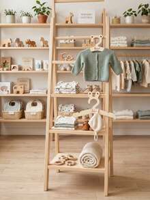 Cintre à vêtements de bébé en bois personnalisé avec nom personnalisé, organisateur de placard de chambre d'enfant, cadeau personnalisé, cadeau commémoratif pour nouveau-né, cadeau de naissance, accessoire photo pour annonce de grossesse, décoration minimaliste de chambre d'enfant - Multicolore - Voir 8
