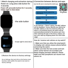 1pc 1.83" Full Screen Touch Casual Electronic Watch, Unisex, Silicone Strap & Zinc Alloy Case, Receive Calls, Time, Date, Alarm, Pedometer, Great Gift - Multicolor - View 10