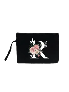 Women's Printed White Letter A-Z Tote Bag, Large Capacity Shoulder Bag, Foldable Durable Shopping Bag, Portable Handbag, Travel Cosmetic Bag, Coin Purse, Suitable For Vacation, Party, Shopping, Work Commute, Birthday, Mother's Day, Wedding, Spring/Summer - Multicolor - View 40