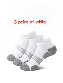 24 pares de nuevos calcetines cortos para hombres en negro, blanco y gris, calcetines deportivos de punto fino, transpirables y de secado rápido, calcetines cortos duraderos, calcetines invisibles para hombres - Multicolor - Ver 31