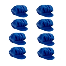 Mũ đầu bếp (1 cái/2 cái/4 cái/6 cái) - Mũ lưới che tóc khi nấu nướng, làm bánh, phục vụ thực phẩm dành cho người lớn - Darkbluehalfnet - Xem 16